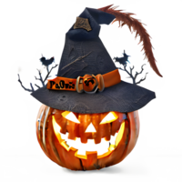 jack o lanterne transparent Contexte ai génératif png