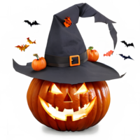 Jack O Lantern Transparent Background Ai Generative png