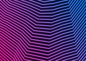 Blue purple tech geometric neon lines abstract background vector