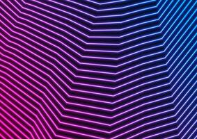 Blue purple tech geometric neon lines abstract background vector