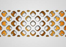 Grey and bronze squares abstract grid background vector