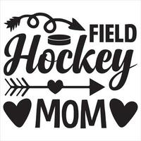 Field Hockey Mom vector