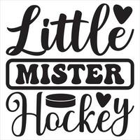 Little Mister Hockey vector