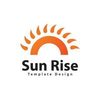 Sun  Logo Vector Design Template