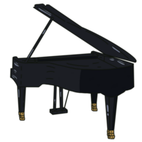 grand piano illustration png