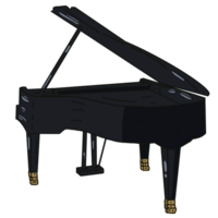 mille dollari pianoforte illustrazione png