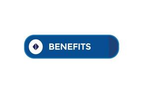 new benefits modern, website, click button, level, sign, speech, bubble  banner, vector