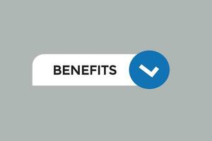 new benefits modern, website, click button, level, sign, speech, bubble  banner, vector