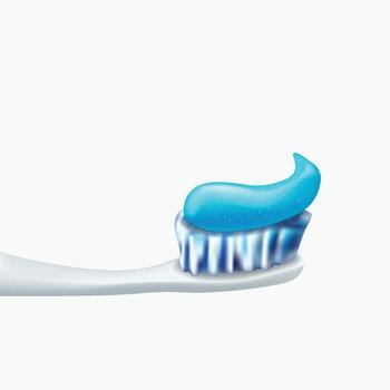 tooth paste isolated vector