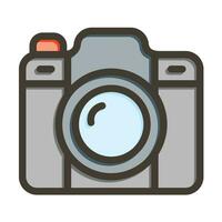 Photography Vector Thick Line Filled Colors Icon For Personal And Commercial Use.