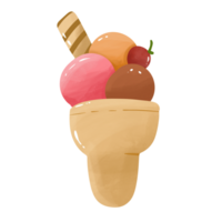 illustrazione di gelato png