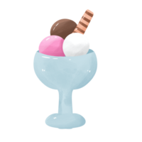 illustration de crème glacée png