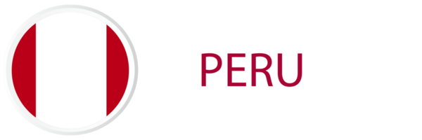 Peru flag in web button, button icons. png