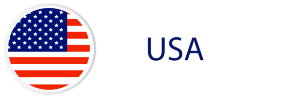 Estados Unidos bandera en web botón, botón iconos png