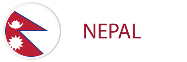 Nepal flag in web button, button icons. png