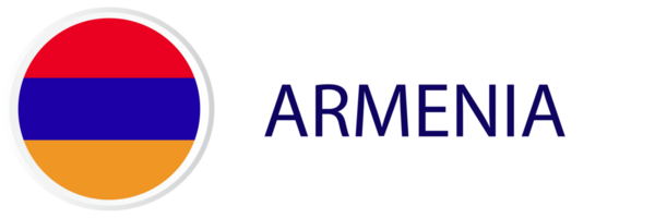 Armenien Flagge im Netz Taste, Taste Symbole. png