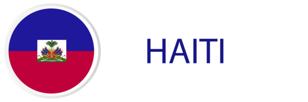 Haiti flag in web button, button icons. png