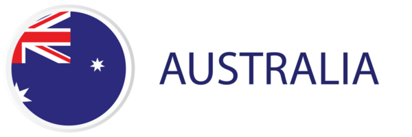 Australië vlag in web knop, knop pictogrammen. png