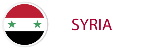 Syrien Flagge im Netz Taste, Taste Symbole. png