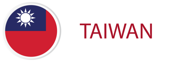 Taiwan flag in web button, button icons. png