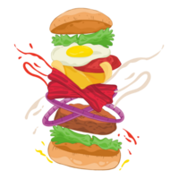Fast Food Illustration png