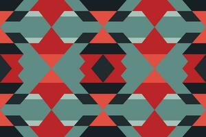 Modern geometric shapes patterns, seamless vector illustration. Pattern designs with modern geometric shapes can be printed as a background image or used for rugs, carpets, or textile fabric.
