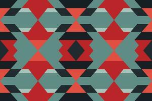 Modern geometric shapes patterns, seamless vector illustration. Pattern designs with modern geometric shapes can be printed as a background image or used for rugs, carpets, or textile fabric.