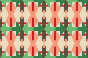 Seamless Pattern Vector Illustration.This captivating design combines intricate geometric shapes and soothing color palettes to create a mesmerizing visual feast that's perfect for gift wrapping paper