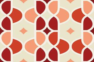 Modern geometric shapes patterns, seamless vector illustration. Pattern designs with modern geometric shapes can be printed as a background image or used for rugs, carpets, or textile fabric.