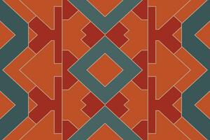 Seamless Pattern Vector Illustration.This captivating design combines intricate geometric shapes and soothing color palettes to create a mesmerizing visual feast that's perfect for gift wrapping paper