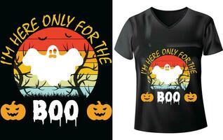 diseño de camiseta de halloween vector