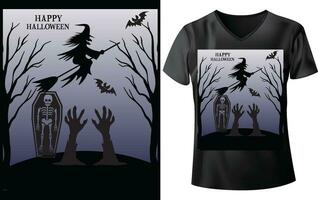 HALLOWEEN T-SHIRT DESIGN vector