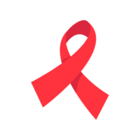 rojo cruzar cinta mundo SIDA día conciencia Campaña firmar prevención de comunicable enfermedades png