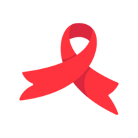 vermelho Cruz fita mundo Auxilia dia consciência campanha placa prevenção do comunicável doenças png