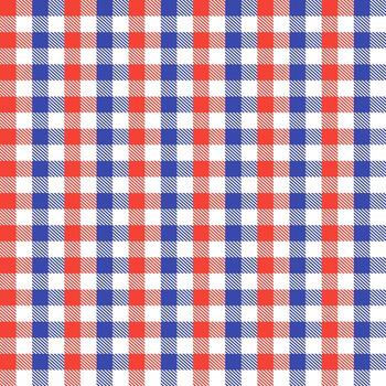 4th of July plaid pattern with oblique line inside background. plaid pattern background. plaid background. Seamless pattern. for backdrop, decoration, gift wrapping, gingham tablecloth, blanket. vector
