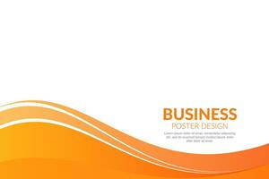 Modern wavy business style background vector
