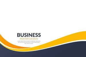 Modern wavy business style background vector