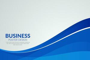 Modern wavy business style background vector