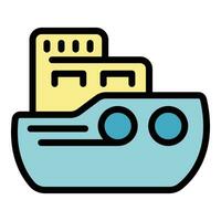 Ocean guard icon vector flat