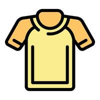 camisa paño icono vector plano