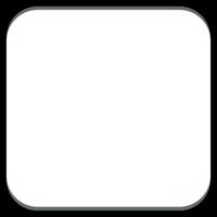 Minimalistic black frame with white copy space vector
