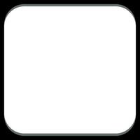 Minimalistic black frame with white copy space vector