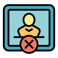 Remove avatar icon vector flat