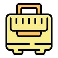 Tool box icon vector flat