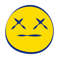 grunge emoticons vullen stijl png