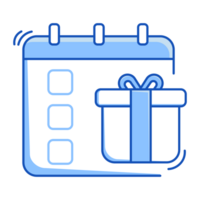 Dates Gift Set Shopping Gift Doodle Style png