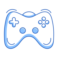 Joystick Gaming Virtual Reality Icon Doodle Style png