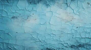 blue cracked paint texture background photo