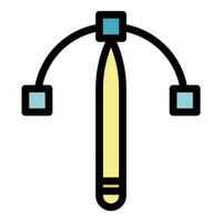 Vector pen icon vector flat