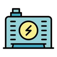 Control generator icon vector flat